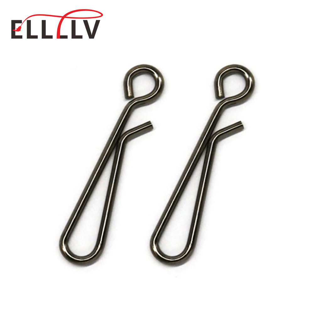 Fishing Equipment Cheap - 100 buah Kait Jepit Baja Tahan