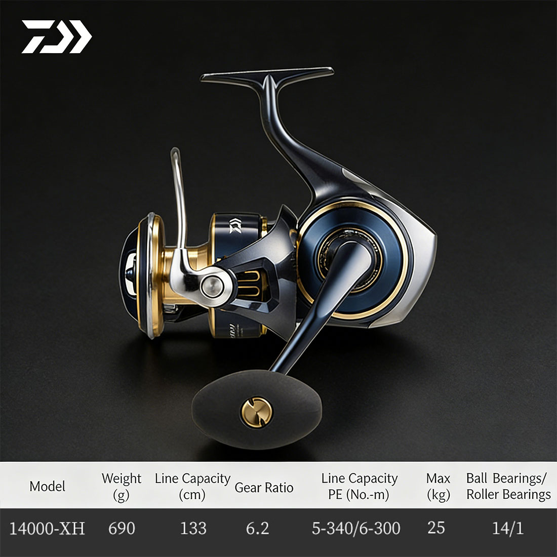 Abu Garcia Reel Max - Reel Spinning DAIWA 2025 SALTIGA 8000-25000