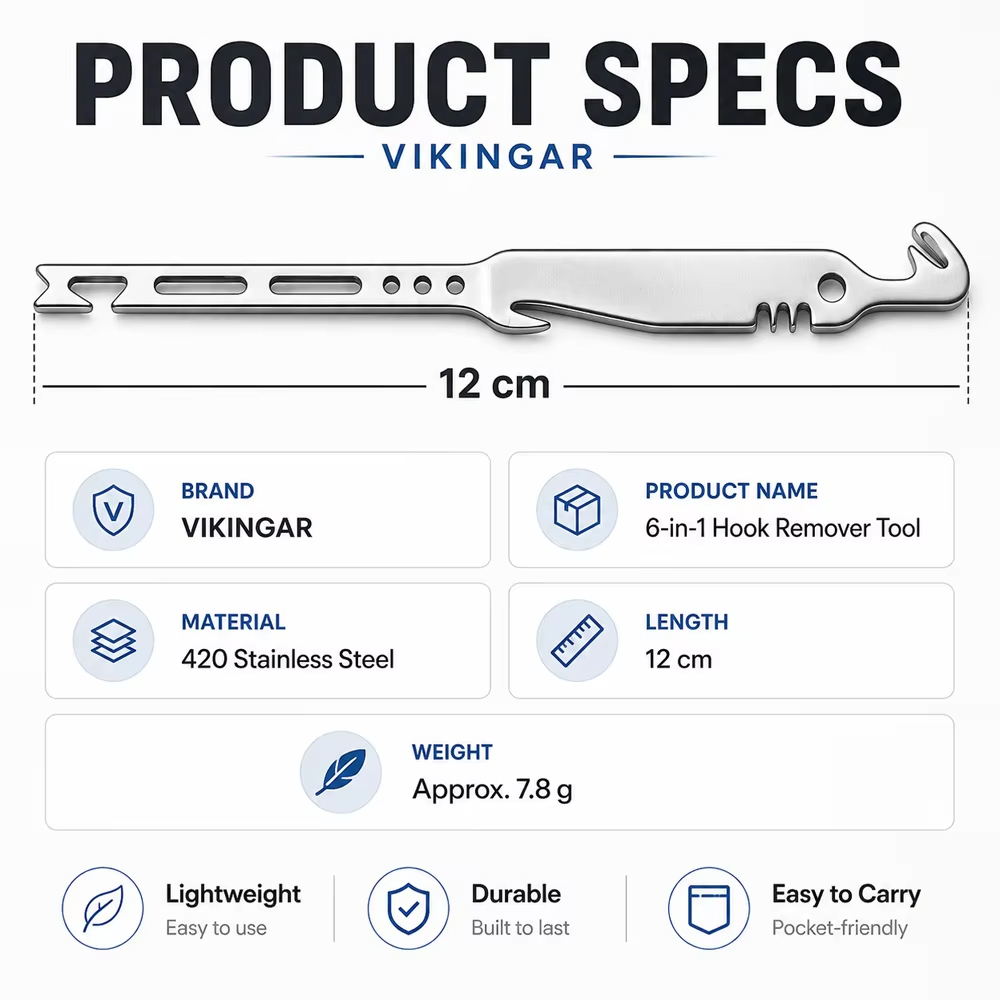 QAJTAO 4 Buah Alat Pembuka Kai - Fishing Equipment Price ulasan dan harga